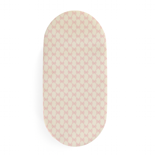 BASSINET SHEET / CHANGING PAD COVER - BOWS