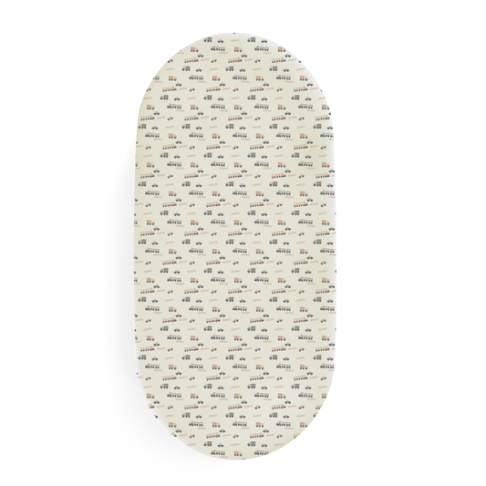 BASSINET SHEET / CHANGING PAD COVER - TRANSPORTATION