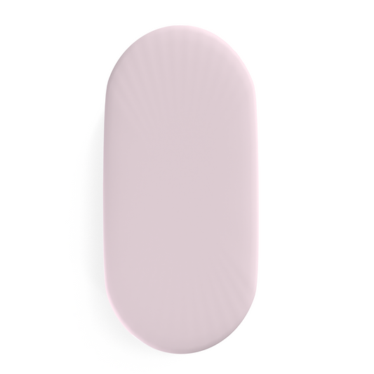 BASSINET SHEET / CHANGING PAD COVER - LIGHT PINK