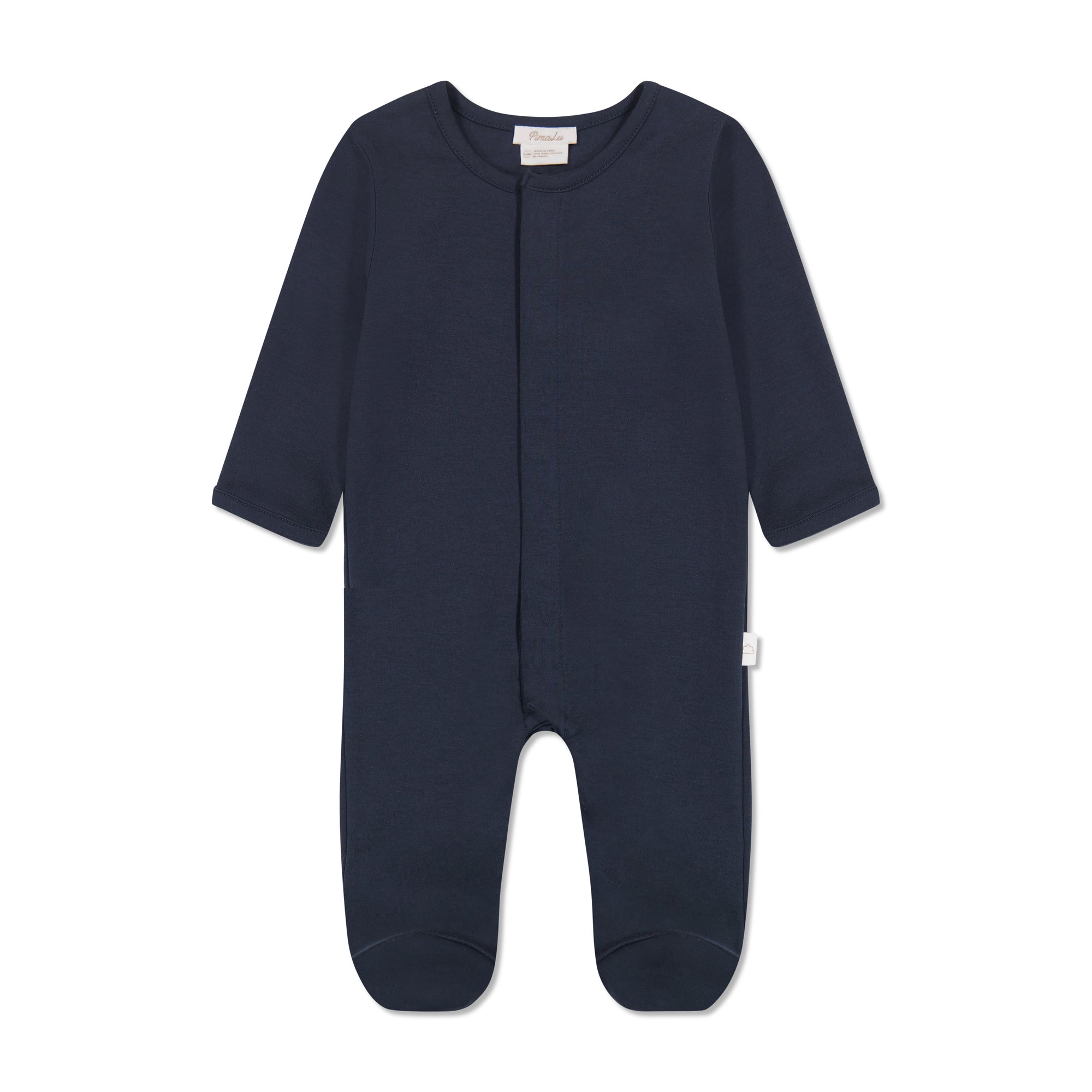 FOOTIE - NAVY NAVY 0/3M
