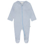 ZIPPER FOOTIE - LIGHT BLUE