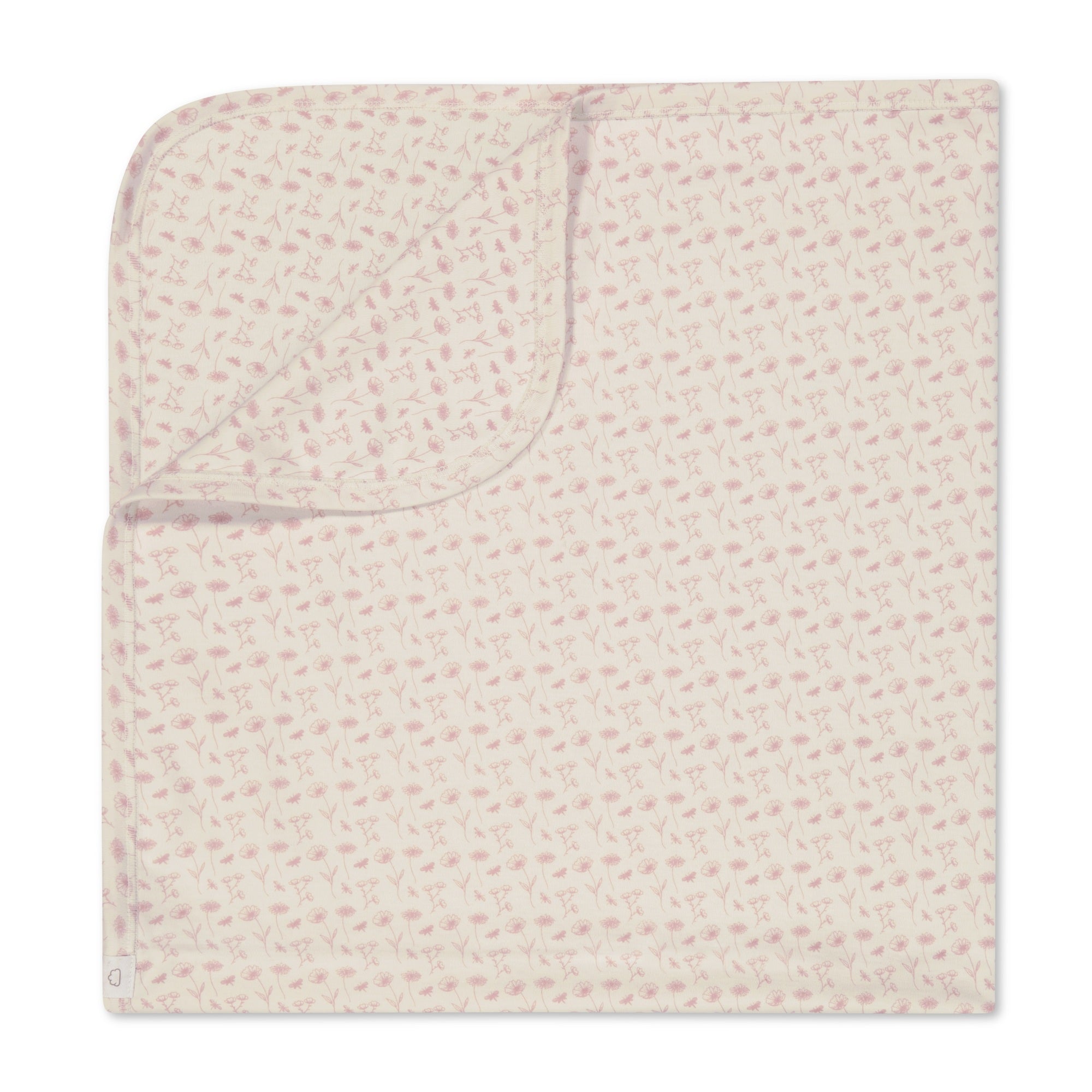 RECEIVING BLANKET - HAND DRAWN FLOWERS HAND DRAWN FLOWERS O/S