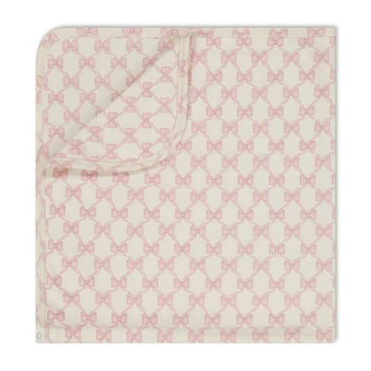 RECEIVING BLANKET - BOWS BOWS O/S