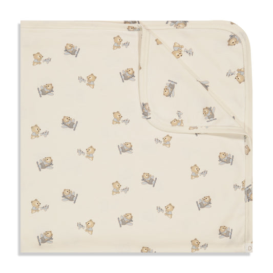 RECEIVING BLANKET - AIRPLANE BEARS AIRPLANE BEARS O/S
