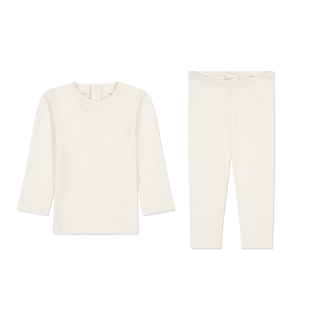 TWO PIECE SET - IVORY IVORY 0/3M