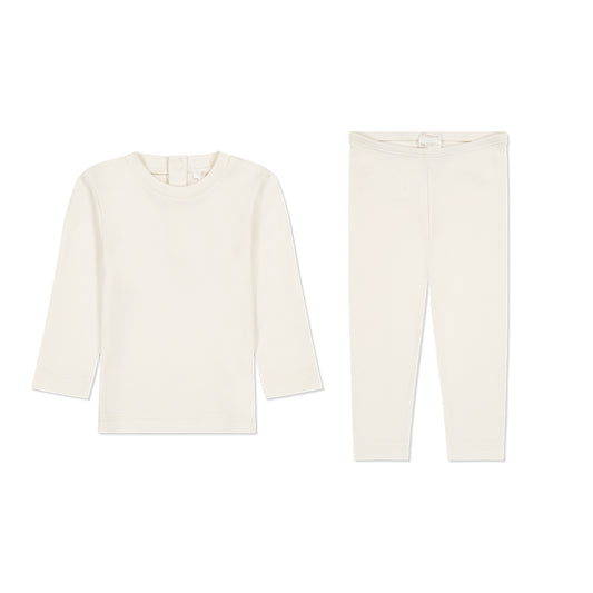 TWO PIECE SET - IVORY IVORY 0/3M