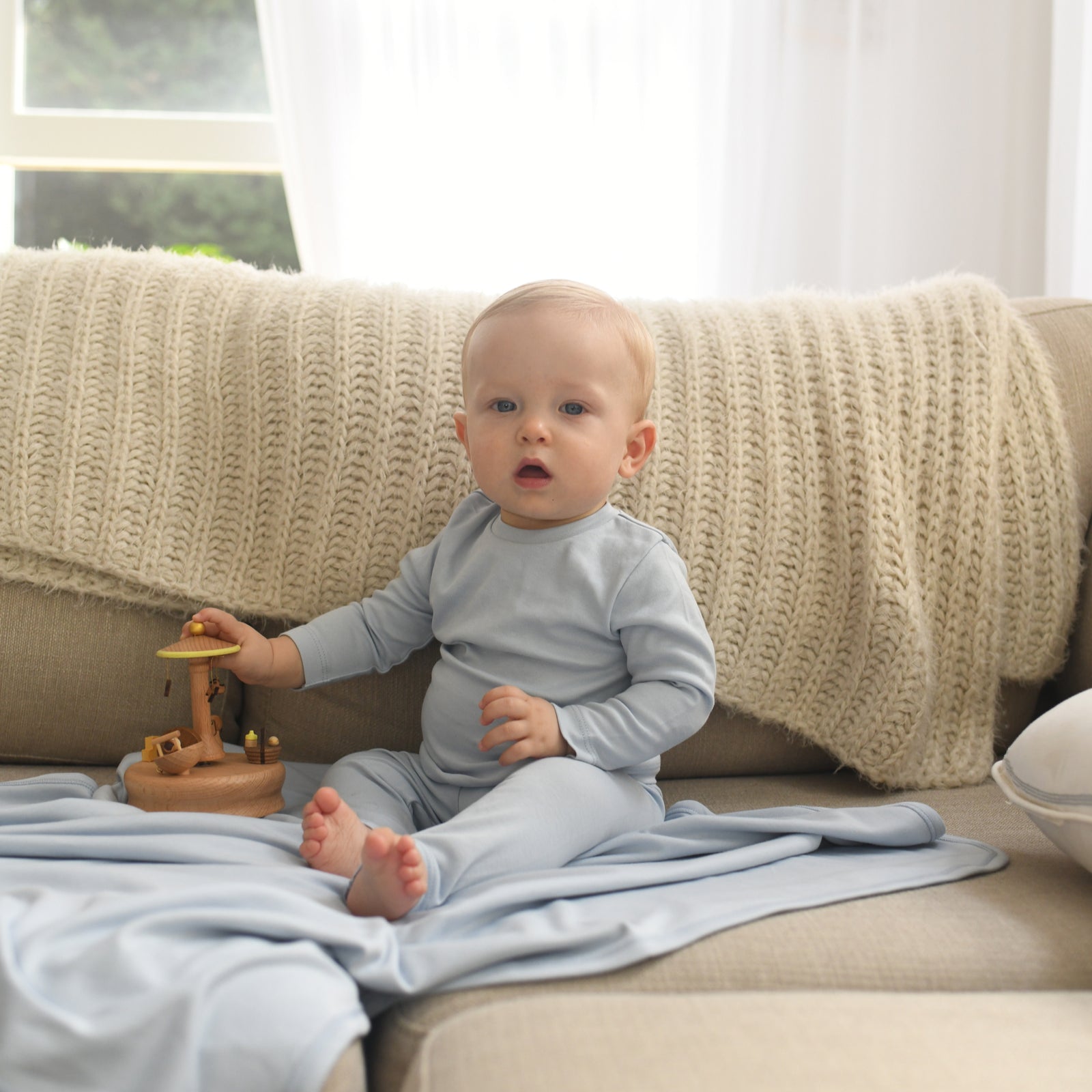 TWO PIECE SET - LIGHT BLUE