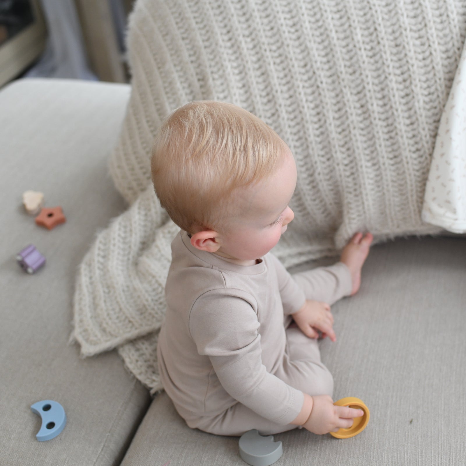 TWO PIECE SET - OATMEAL