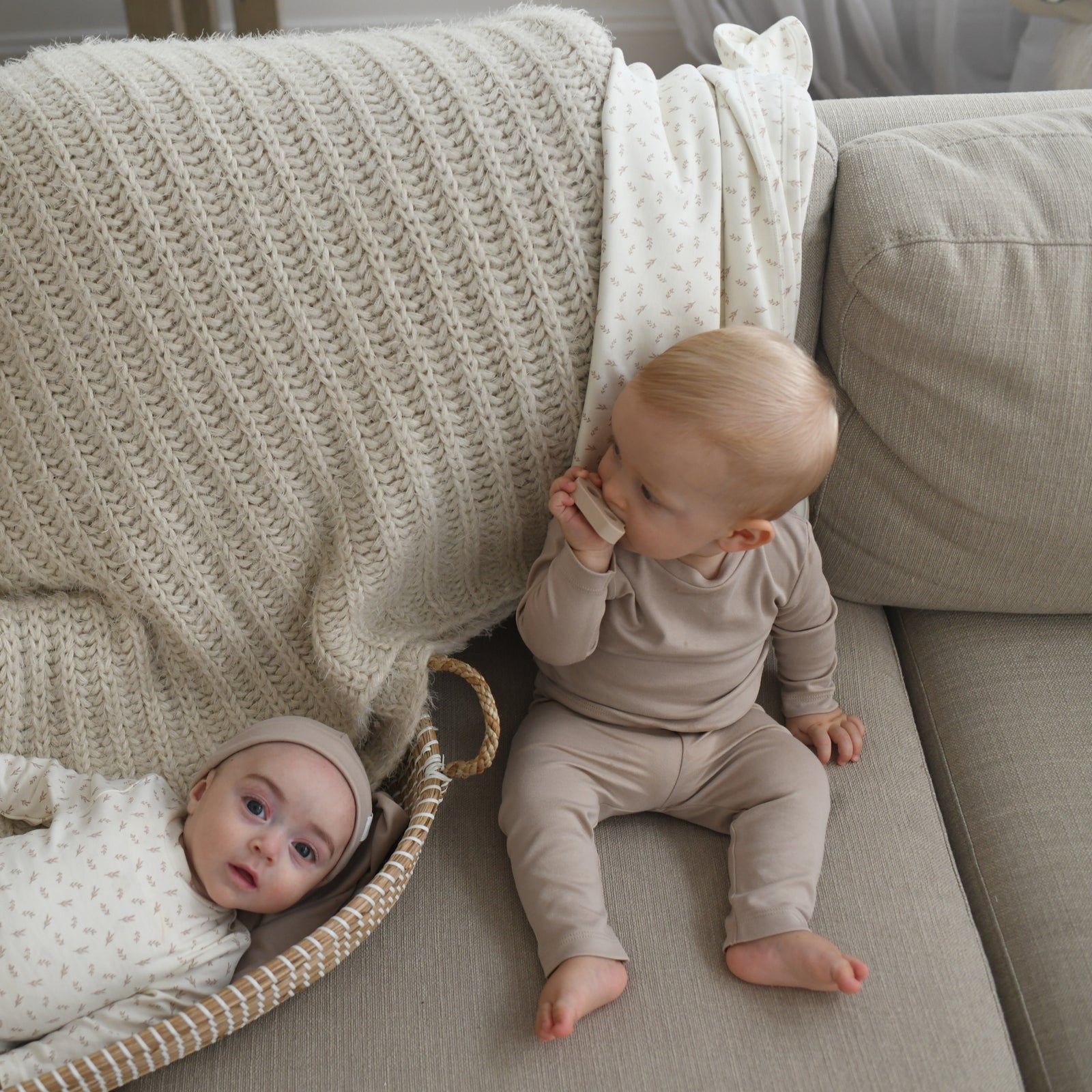 TWO PIECE SET - OATMEAL