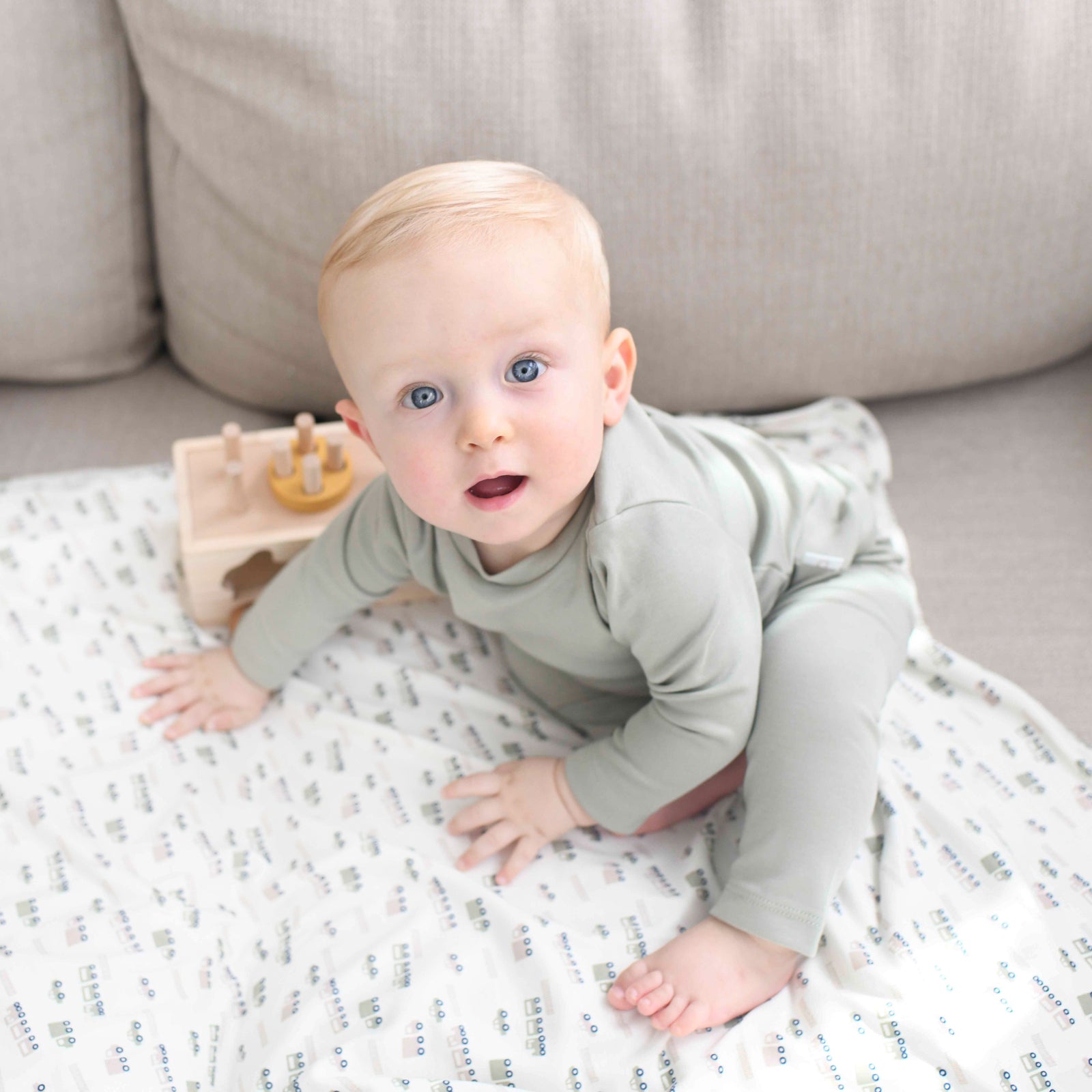 TWO PIECE SET - SAGE GREEN