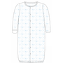 CONVERTER GOWN - ROCKING HORSE LIGHT BLUE