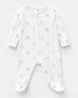 ZIPPER FOOTIE - BABY GIRL CARRIAGE