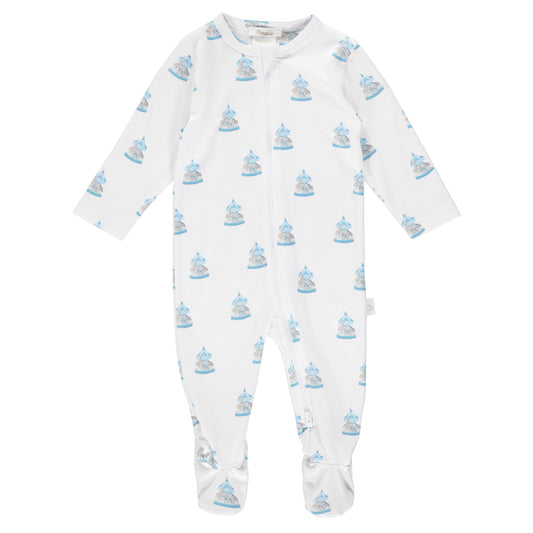 ZIPPER FOOTIE - CAROUSEL