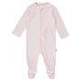 ZIPPER FOOTIE - LIGHT PINK