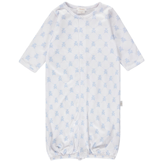CONVERTER GOWN - TEDDY BEAR BLUE