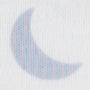 RECEIVING BLANKET - MOON AND STARS BLUE Swatch