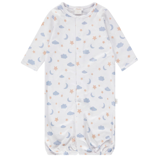 CONVERTER GOWN - MOON AND STARS BLUE