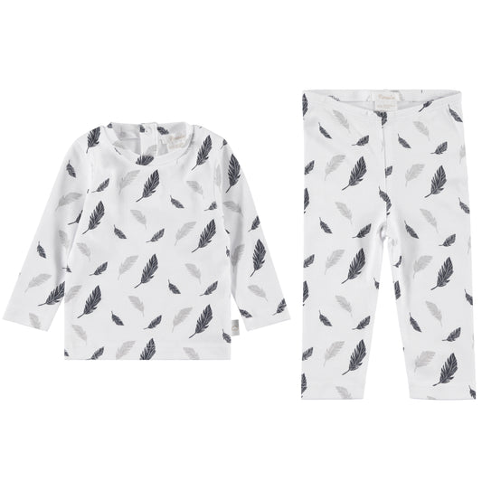 TWO PIECE SET - FEATHERS