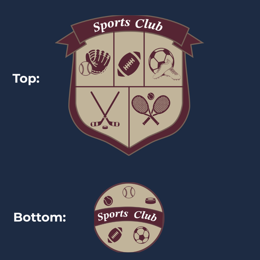 FRENCH TERRY SET W/ EMBROIDERY 2.0 - NAVY - SPORTS CLUB