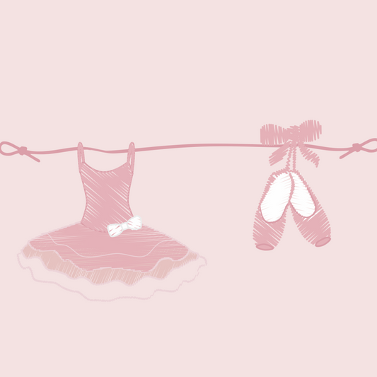 FRENCH TERRY SET W/ EMBROIDERY 2.0 - DELICACY - BALLERINA