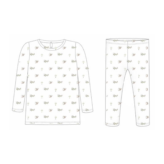 TWO PIECE SET - CARTOON PLANES