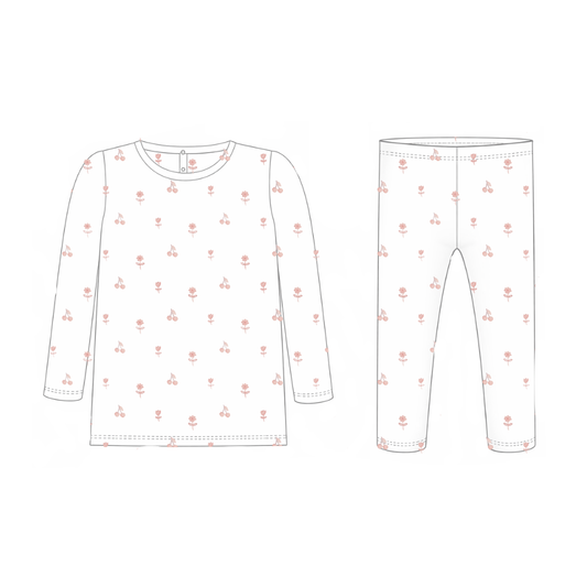 TWO PIECE SET - CHERRIES