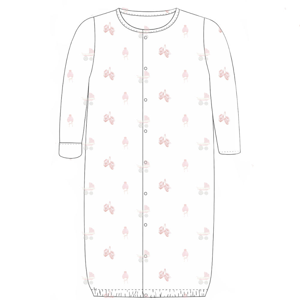 CONVERTER GOWN - BABY GIRL CARRIAGE