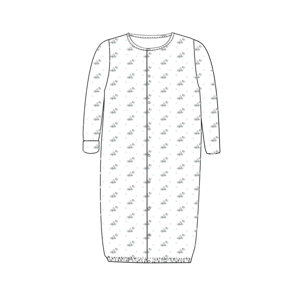 CONVERTER GOWN - BEAR CAR