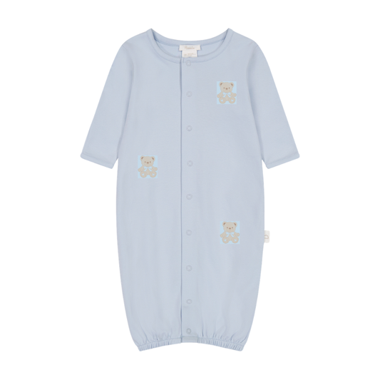 CONVERTER GOWN - LIGHT BLUE - BEAR BOY