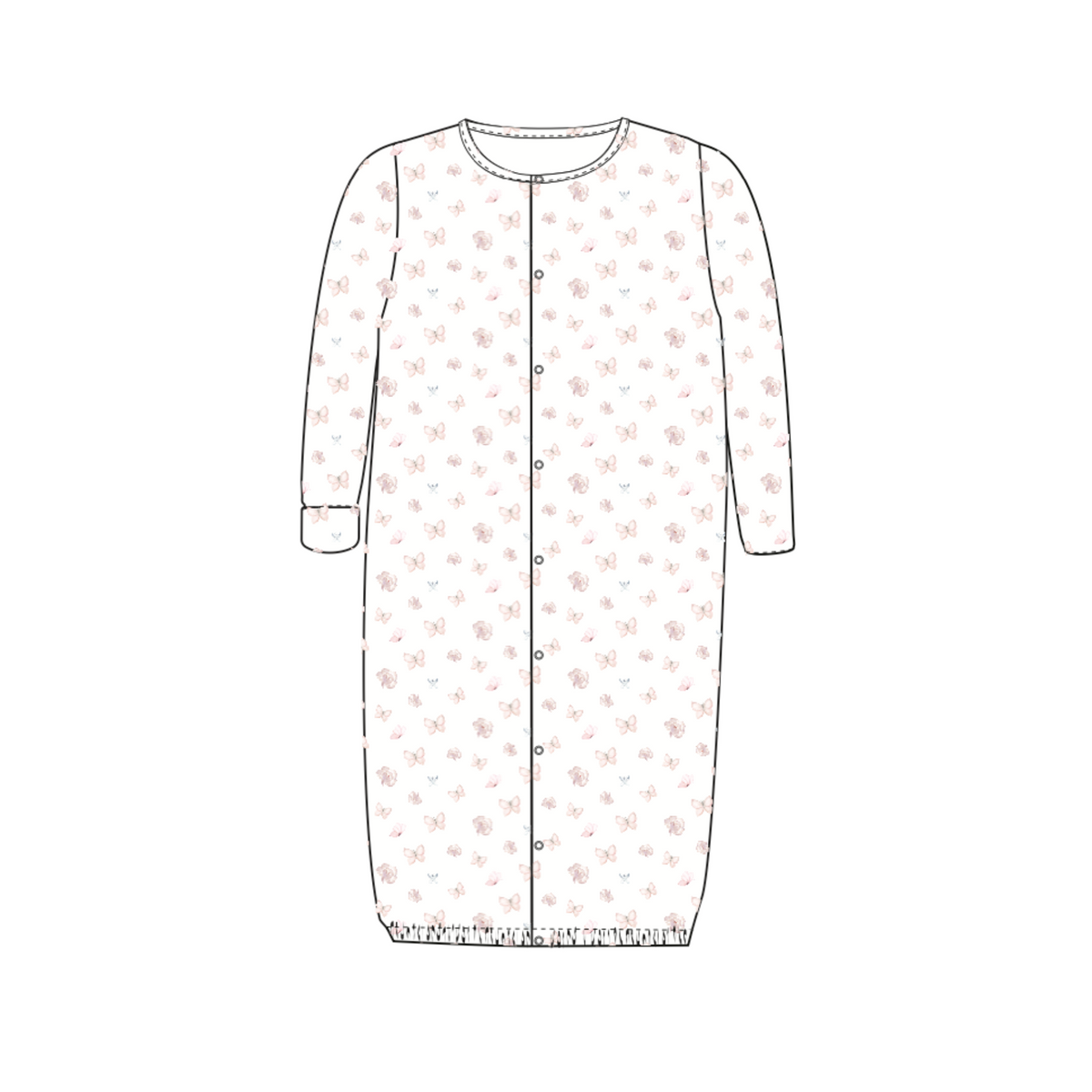 CONVERTER GOWN - BUTTERFLY FLORAL