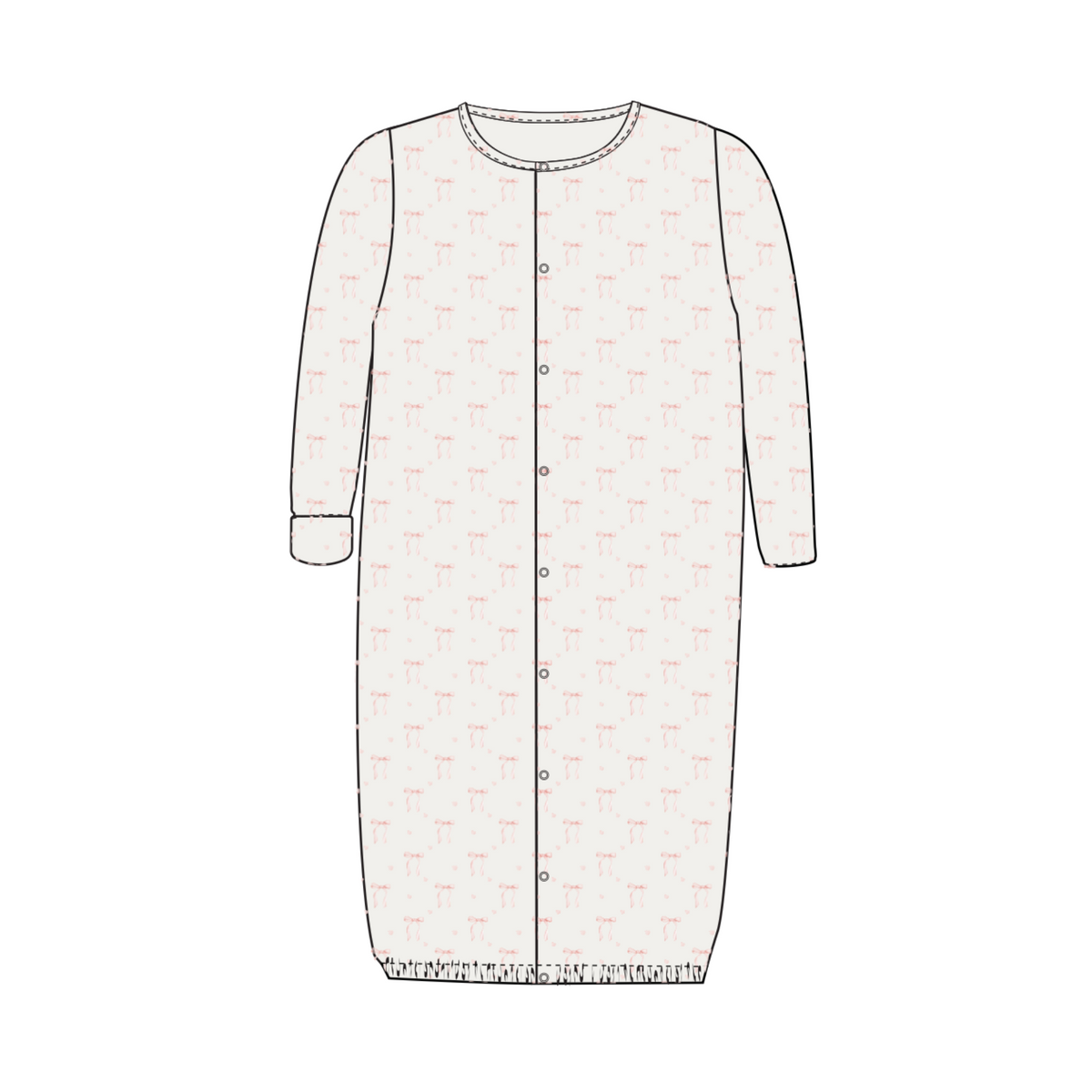 CONVERTER GOWN - HEART RIBBON