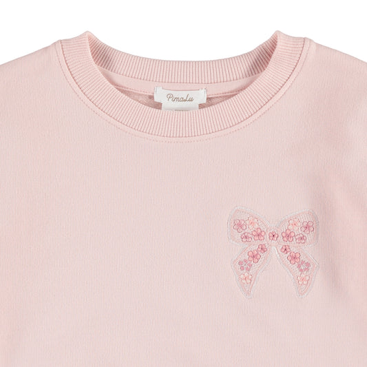 FRENCH TERRY SET W/ EMBROIDERY 2.0 - LOTUS - BOWS
