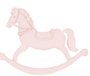 CRIB SHEET - ROCKING HORSE LIGHT PINK Swatch