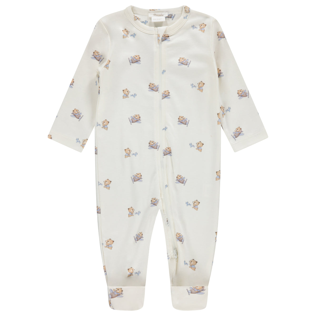 ZIPPER FOOTIE - AIRPLANE BEAR