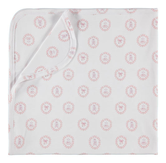 RECEIVING BLANKET - BALLERINA