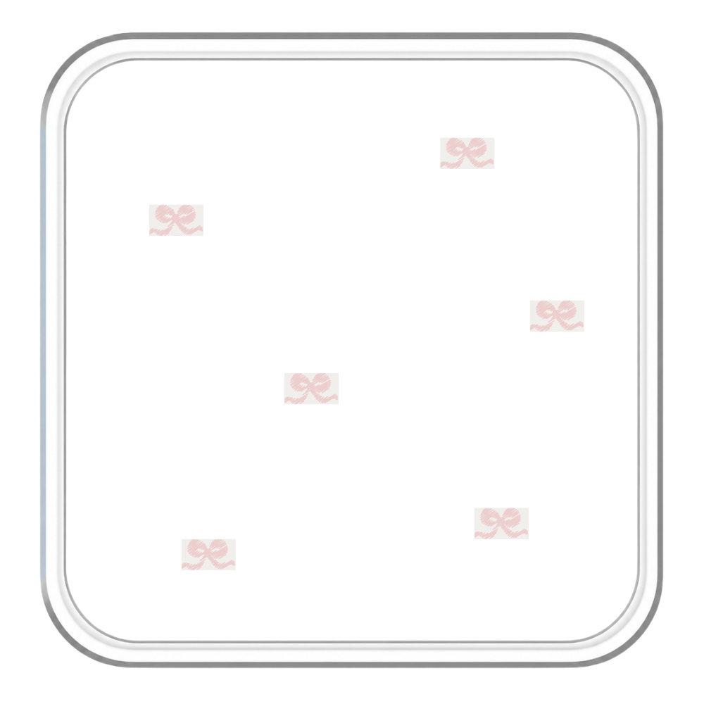 RECEIVING BLANKET - PEARL - BOW