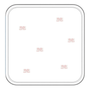 RECEIVING BLANKET - PEARL - BOW