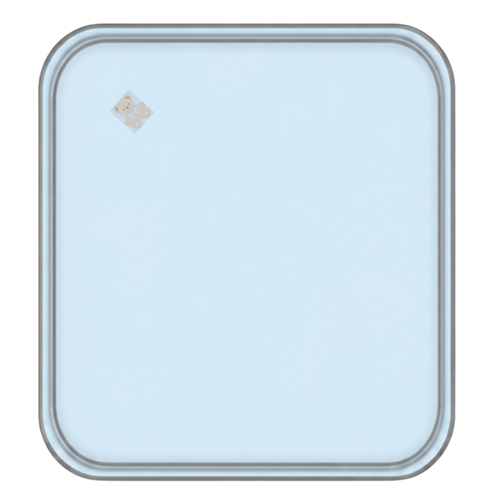 RECEIVING BLANKET - LIGHT BLUE - BEAR BOY