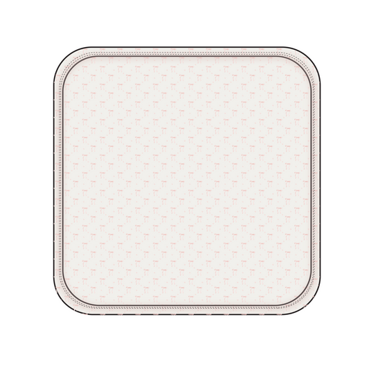 RECEIVING BLANKET - HEART RIBBON