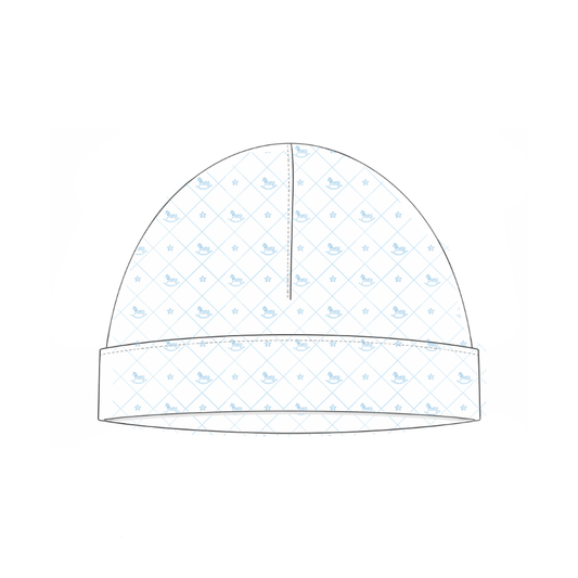 HAT - ROCKING HORSE LIGHT BLUE