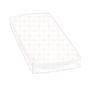 BASSINET SHEET /CHANGING PAD COVER - ROCKING HORSE LIGHT PINK