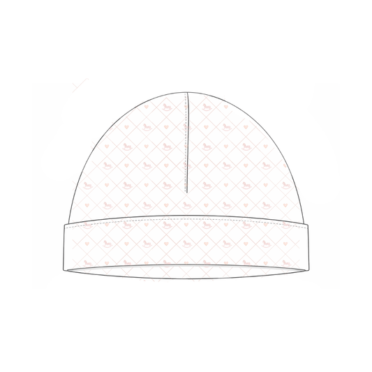 HAT - ROCKING HORSE LIGHT PINK