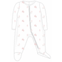 ZIPPER FOOTIE - BABY GIRL CARRIAGE