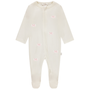 ZIPPER FOOTIE - PEARL - BOW